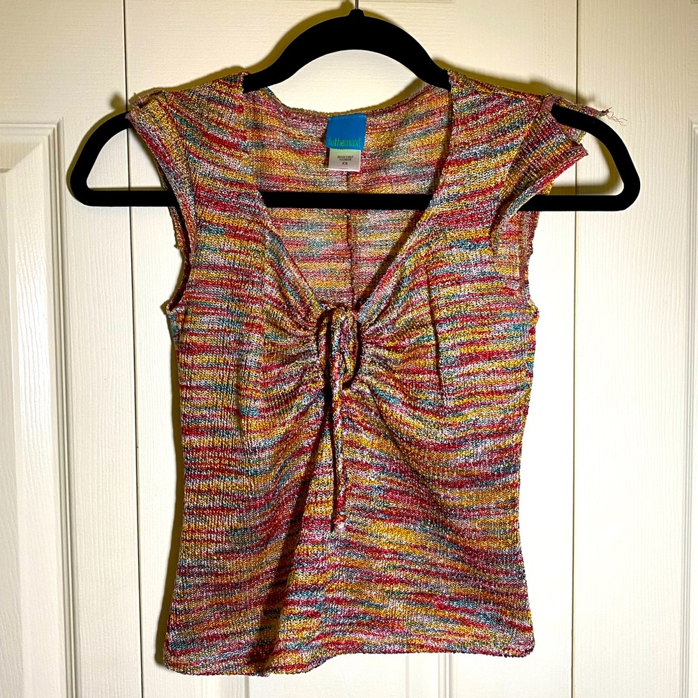 Multicoloured Knitted Top